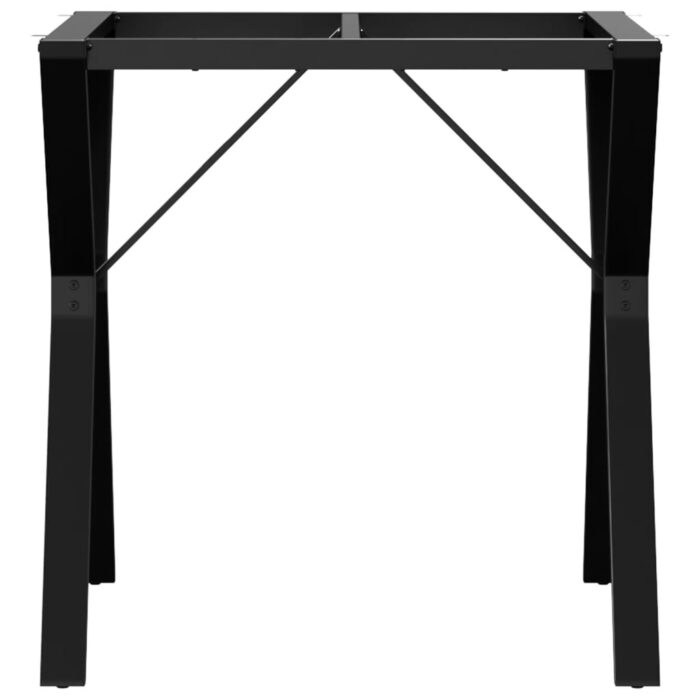 Pieds de table à manger cadre en Y 70x70x73 cm acier – Image 2