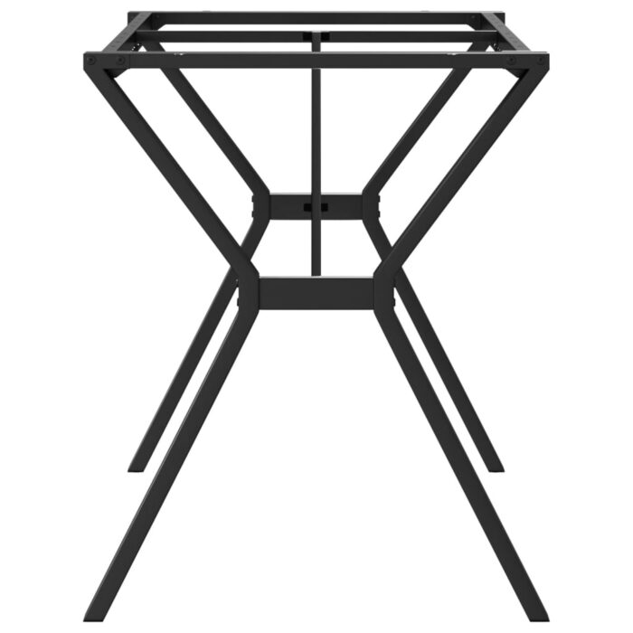Pieds de table à manger cadre en Y 120x60x73 cm acier – Image 3