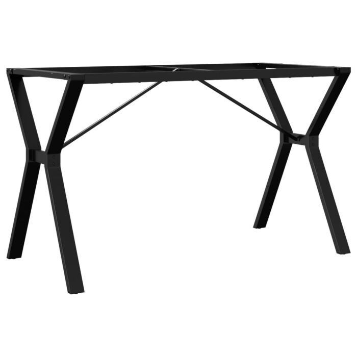 Pieds de table à manger cadre en Y 120x60x73 cm acier – Image 4