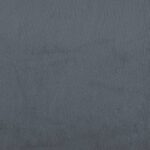 Ensemble de canapés 2 pcs gris foncé velours – Image 5