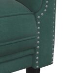 Ensemble de canapés 2 pcs vert foncé velours – Image 4