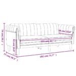 Ensemble de canapés 2 pcs jaune velours – Image 6