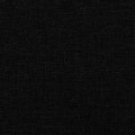 Ensemble de canapés 3 pcs noir tissu – Image 6