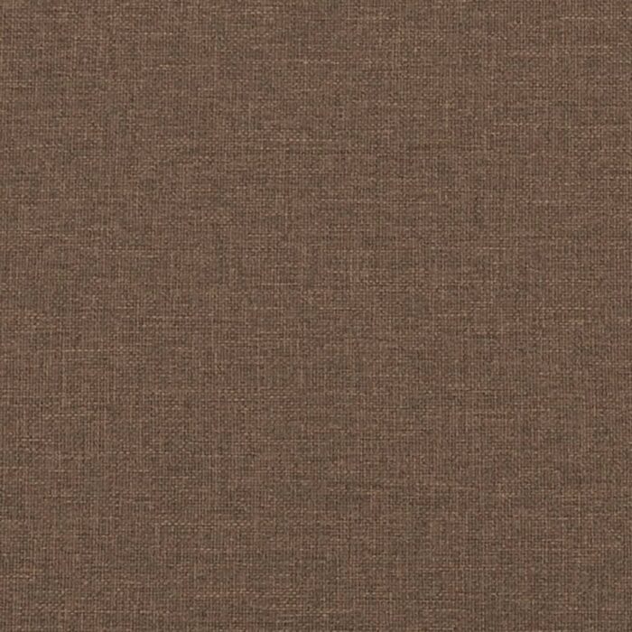 Ensemble de canapés 3 pcs marron tissu – Image 6