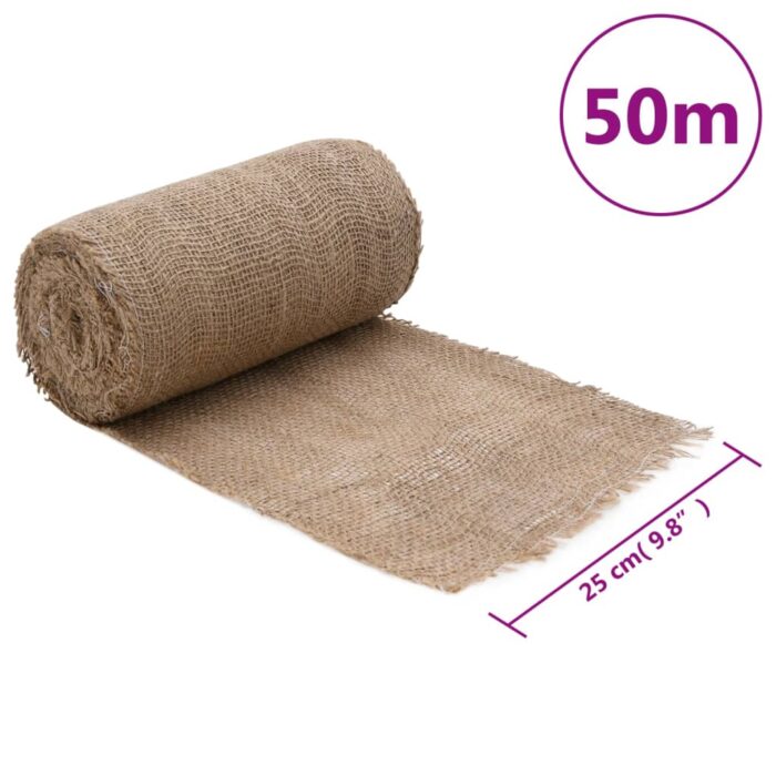 Rouleau de jute 0,25x50 m 100 % jute 200 g/m² – Image 5