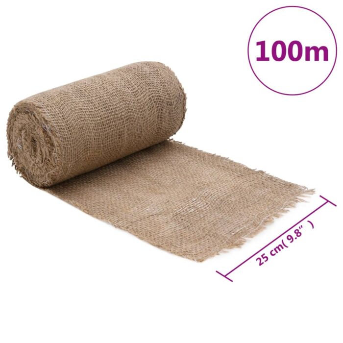Rouleau de jute 0,25x100 m 100 % jute 200 g/m² – Image 5