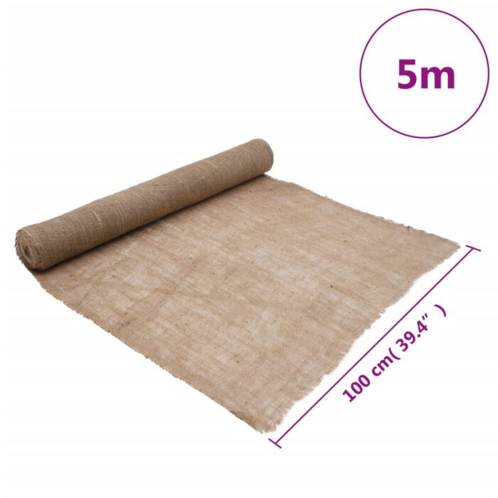 Rouleau de jute 1x5 m 100 % jute 200 g/m² – Image 5