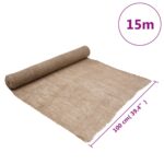 Rouleau de jute 1x15 m 100 % jute 200 g/m² – Image 5