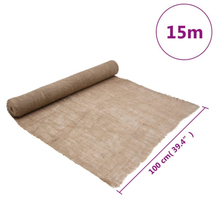 Rouleau de jute 1x15 m 100 % jute 200 g/m² – Image 5