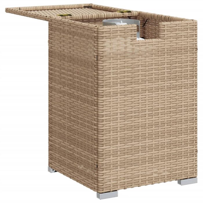 Table de couverture de bouteille de propane beige 40x40x60 cm – Image 2