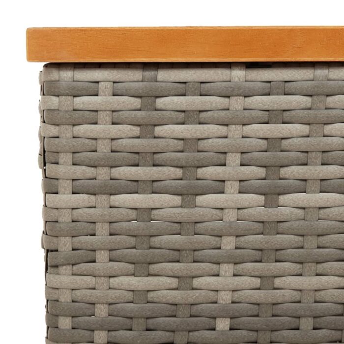 Couvercle de base de parasol gris 70x70x25 cm – Image 6