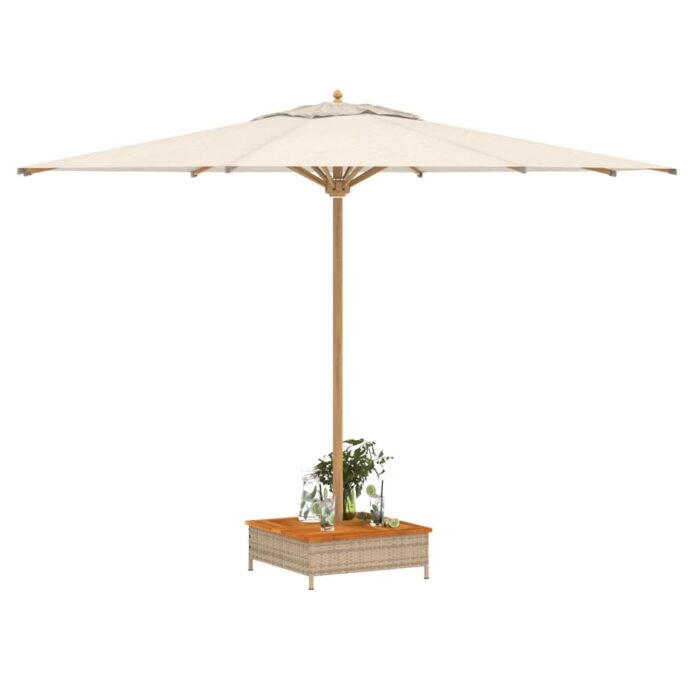 Couvercle de base de parasol beige 70x70x25 cm – Image 2