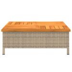 Couvercle de base de parasol beige 70x70x25 cm – Image 3