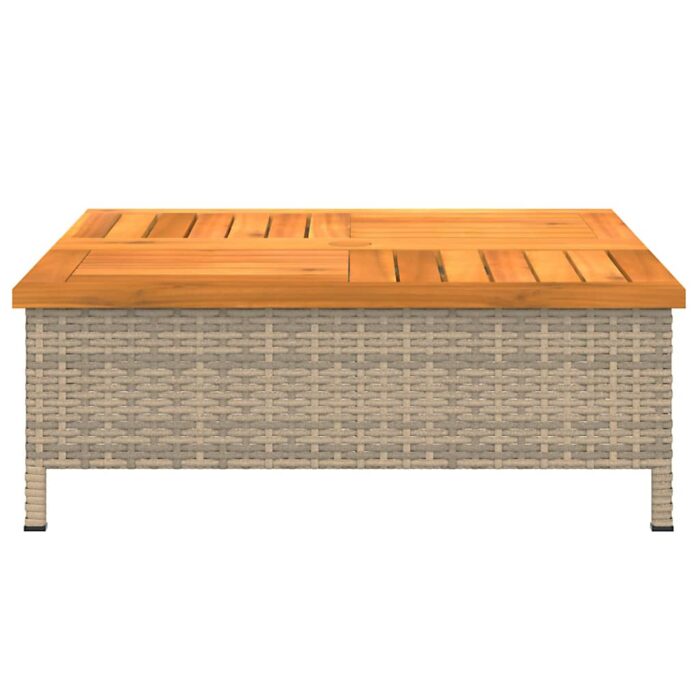 Couvercle de base de parasol beige 70x70x25 cm – Image 3