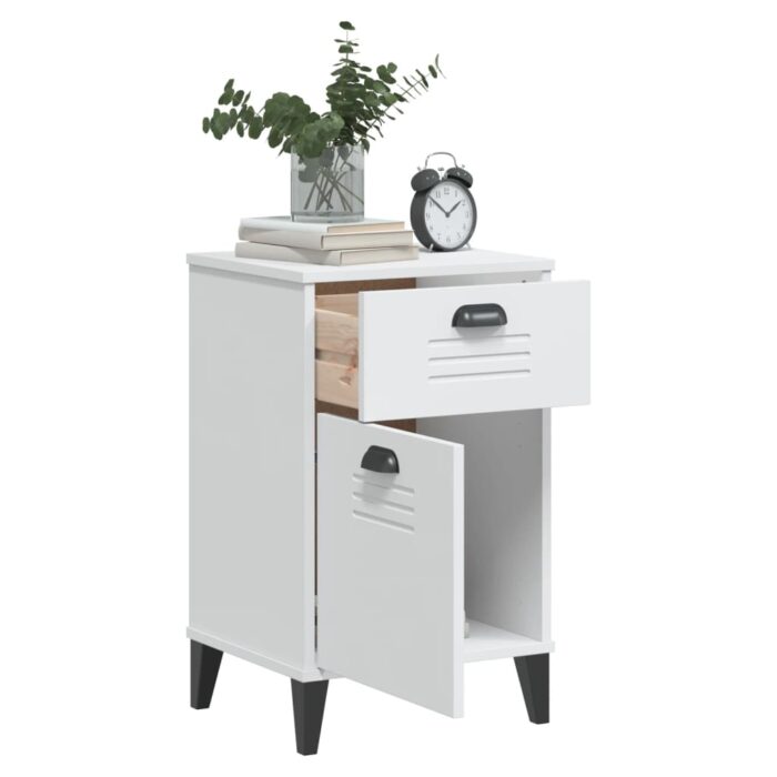 VXL8721012310131_g_en_hd_2.jpg Table de chevet VIKEN blanc bois d'ingénierie – Image 2