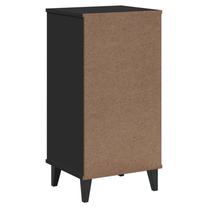 Table de chevet VIKEN noir bois d'ingénierie – Image 6
