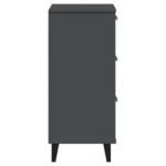 Table de chevet VIKEN gris anthracite bois d'ingénierie – Image 5