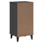 Table de chevet VIKEN gris anthracite bois d'ingénierie – Image 6