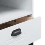 Meuble TV VIKEN blanc bois d'ingénierie – Image 7