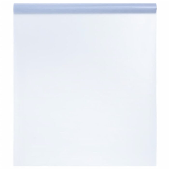 Film de fenêtre statique dépoli gris transparent 45x2000 cm PVC – Image 1