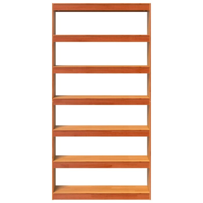 Bibliothèque/Séparateur de pièce 100x30x199,5 cm bois de pin – Image 3