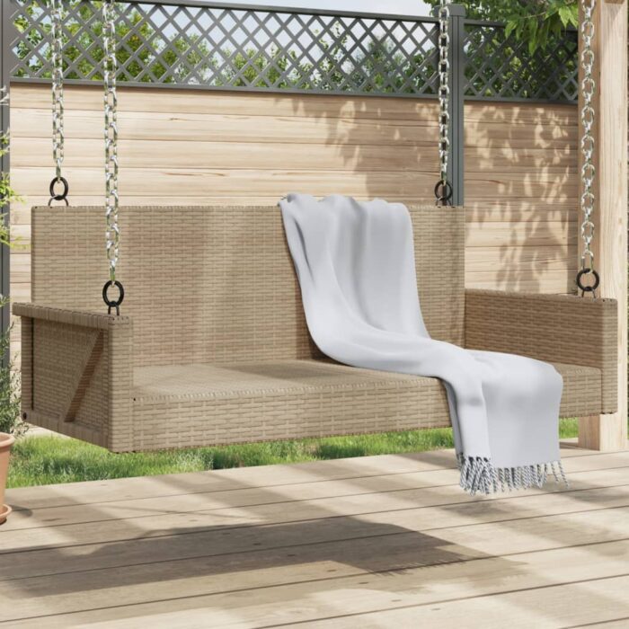 VXL8721012333062_m_en_hd_1.jpg Balancelle beige 119x56x48 cm résine tressée – Image 1