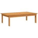 Table de jardin 100x60x30 cm bois d'acacia solide – Image 3