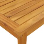 Salon de jardin palette 2 pcs bois massif d'acacia – Image 5