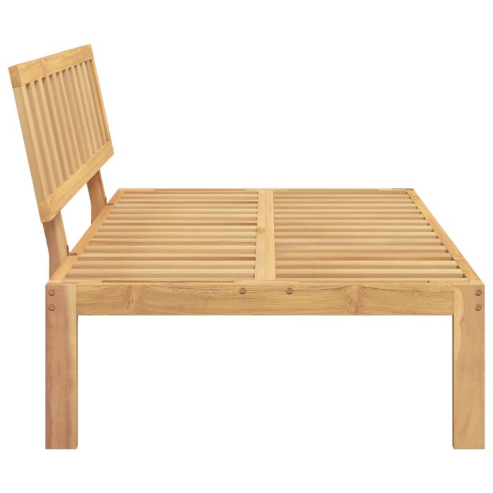 Canapé central palette de jardin bois massif d'acacia – Image 2