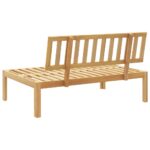 Canapé central palette de jardin bois massif d'acacia – Image 3