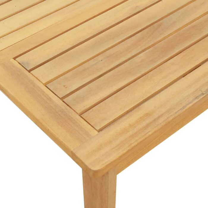 Salon de jardin palette 2 pcs bois massif d'acacia – Image 6