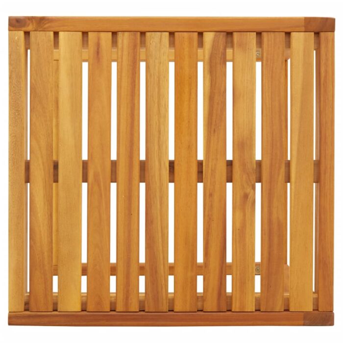 Table en forme de C 42x40x50 cm bois massif d'acacia – Image 5
