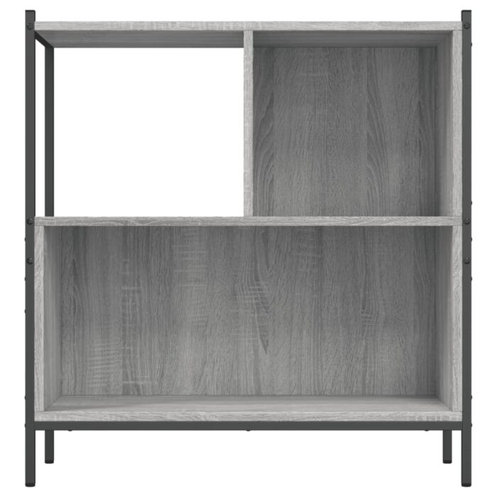 Bibliothèque sonoma gris 72x28x77,5 cm bois d'ingénierie – Image 3