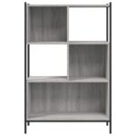 Bibliothèque sonoma gris 72x28x109 cm bois d'ingénierie – Image 3