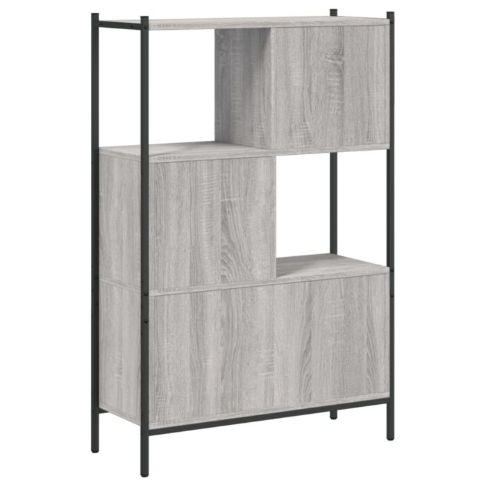 Bibliothèque sonoma gris 72x28x109 cm bois d'ingénierie – Image 5