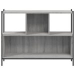 Bibliothèque sonoma gris 102x28x77,5 cm bois d'ingénierie – Image 3