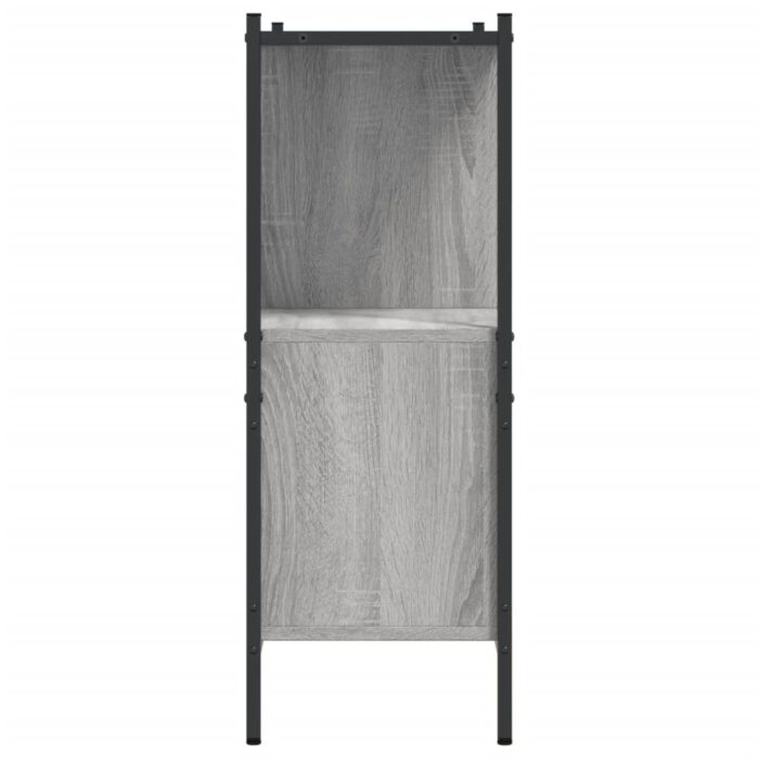 Bibliothèque sonoma gris 102x28x77,5 cm bois d'ingénierie – Image 4