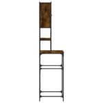 Armoire de machine à laver chêne fumé 68x48,5x194 cm – Image 7