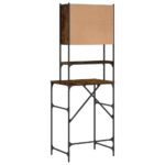 Armoire de machine à laver chêne fumé 68x48,5x194 cm – Image 8