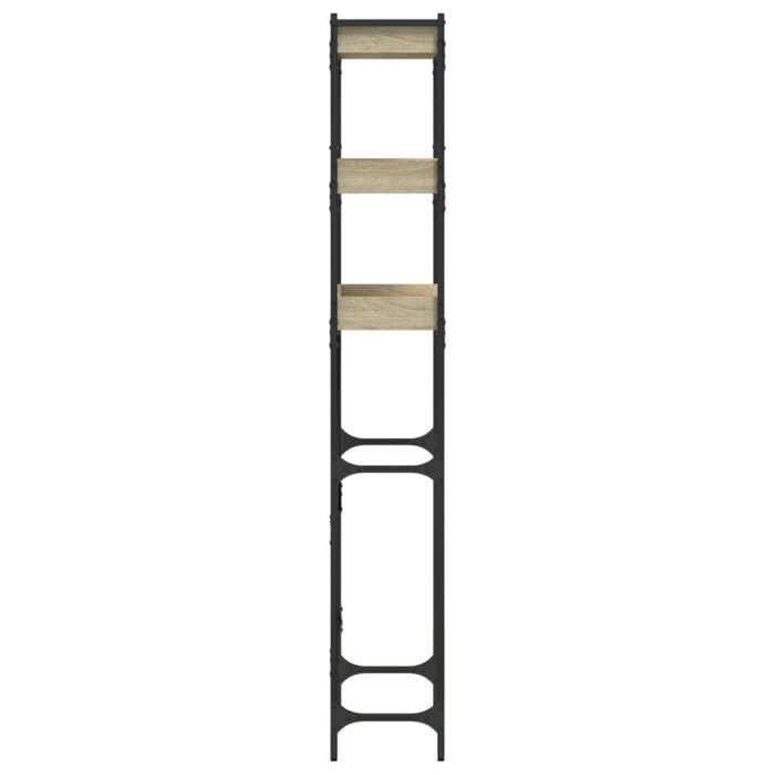 Étagère de lave-linge chêne sonoma 67x25x163 cm bois ingénierie – Image 5