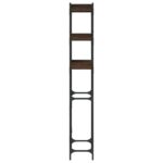Étagère de lave-linge chêne marron 67x25x163 cm bois ingénierie – Image 5