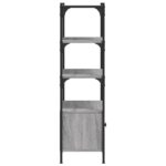 Bibliothèque à 3 niveaux sonoma gris 70x30x109,5 cm – Image 5