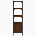 Bibliothèque à 3 niveaux chêne marron 70x30x109,5 cm – Image 5