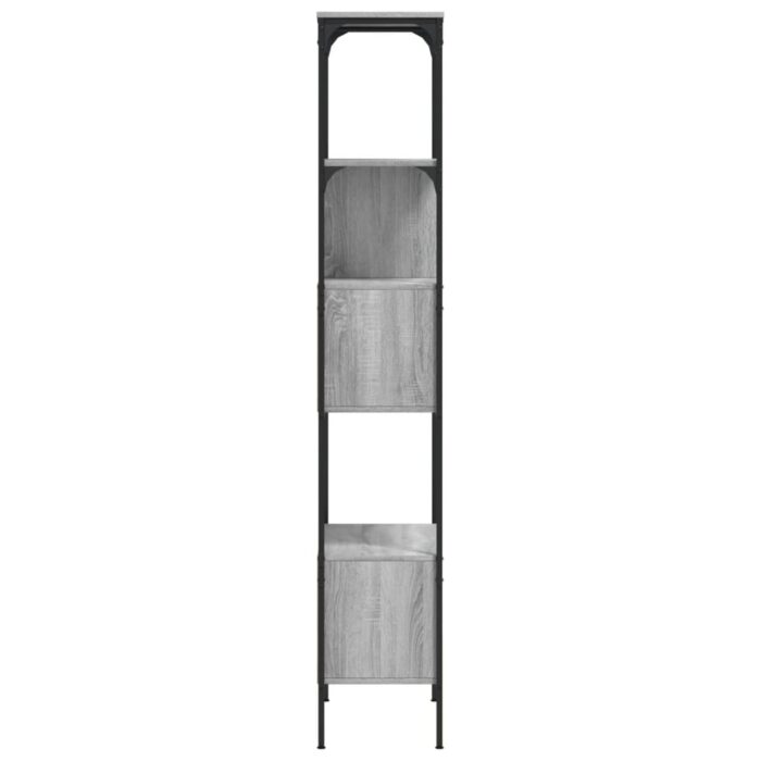 Bibliothèque 5 niveaux sonoma gris 76x33x188,5 cm – Image 4