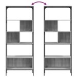 Bibliothèque 5 niveaux sonoma gris 76x33x188,5 cm – Image 6