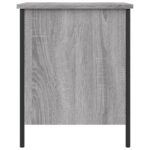 Banc de rangement sonoma gris 40x42,5x50 cm bois d'ingénierie – Image 5