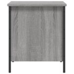 Banc de rangement sonoma gris 40x42,5x50 cm bois d'ingénierie – Image 6