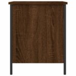Banc de rangement chêne marron 40x42,5x50 cm bois d'ingénierie – Image 5