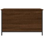 Banc de rangement chêne marron 80x42,5x50 cm bois d'ingénierie – Image 5
