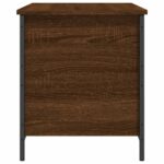 Banc de rangement chêne marron 80x42,5x50 cm bois d'ingénierie – Image 6